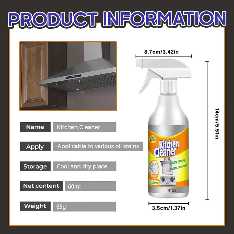 KITCHEN FOAM CLEANER -DESENGRASANTE MULTIUSOS