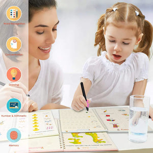 Kit de 4 Cuadernos para Trazado Mágico